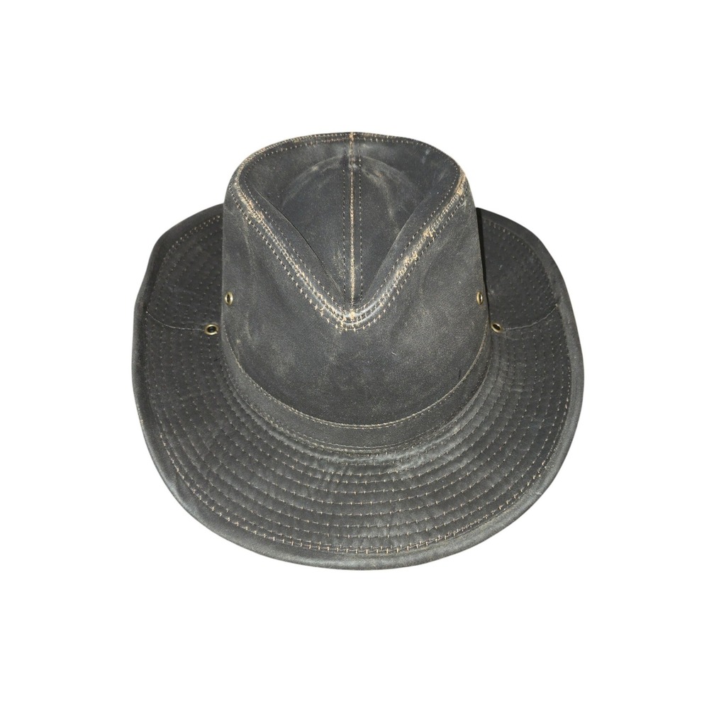 Dorfman Pacific Co. DPC Outback Hat Men's Size Large Black Weathered Distressed